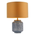 Endon 93067 - Lampe de table ZINNIA 1xE27/10W/230V bleu/doré
