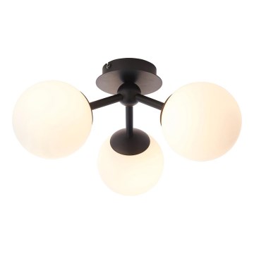 Endon 93489 - Plafonnier pour salle de bains FRIO 3xG9/3W/230V IP44 noir
