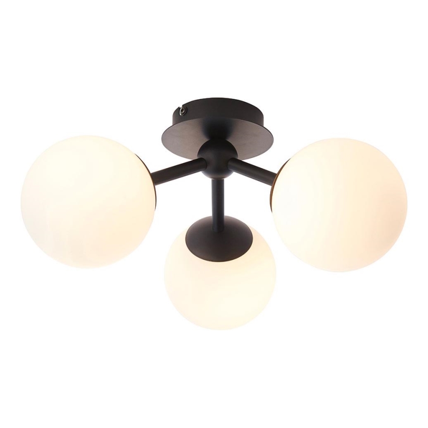 Endon 93489 - Plafonnier pour salle de bains FRIO 3xG9/3W/230V IP44 noir