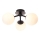 Endon 93489 - Plafonnier pour salle de bains FRIO 3xG9/3W/230V IP44 noir