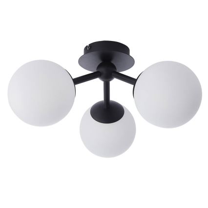 Endon 93489 - Plafonnier pour salle de bains FRIO 3xG9/3W/230V IP44 noir