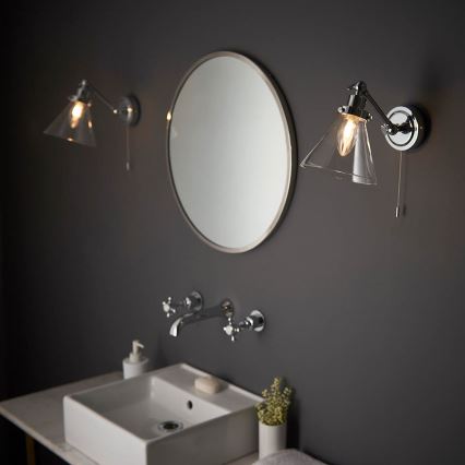 Endon 93853 - Spot mural pour salle de bain FARADAY 1xG9/3W/230V IP44 chrome brillant