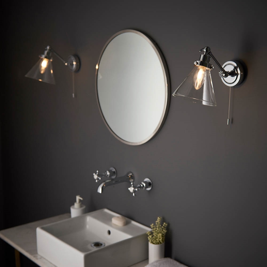 Endon 93853 - Spot mural pour salle de bain FARADAY 1xG9/3W/230V IP44 chrome brillant