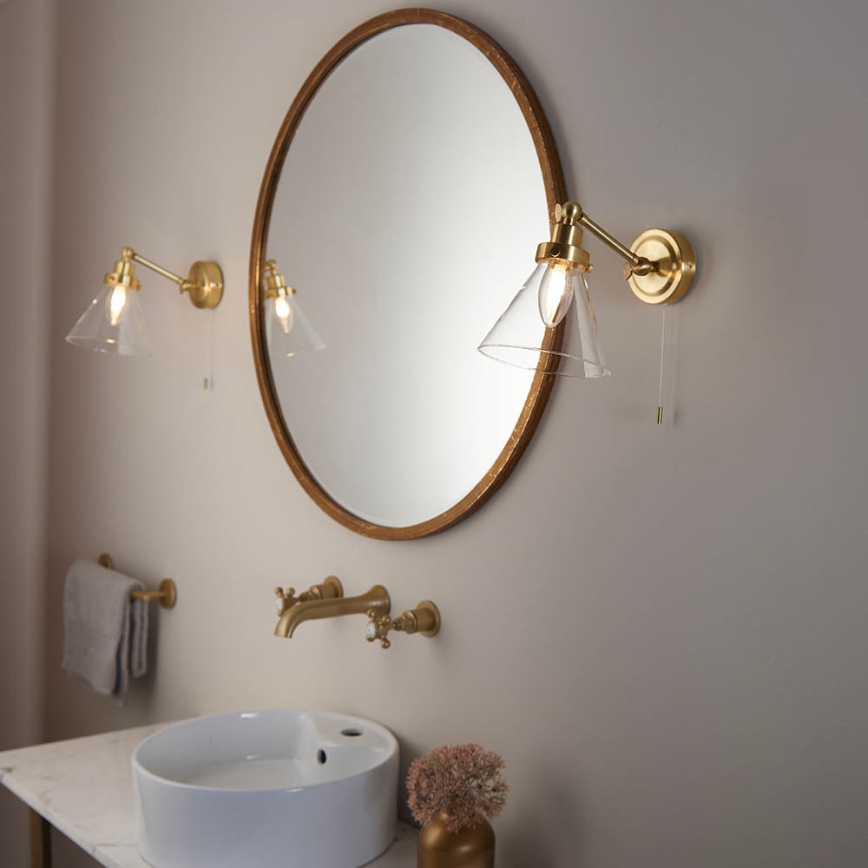 Endon 93854 - Spot mural pour salle de bain FARADAY 1xG9/3W/230V IP44 doré