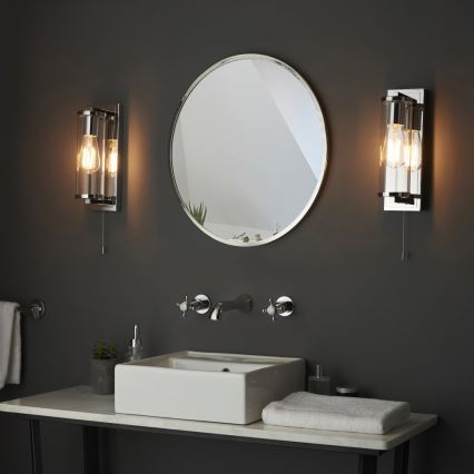 Endon 94074 - Applique murale salle de bain TAYLOR 1xE27/10W/230V IP44 chrome brillant