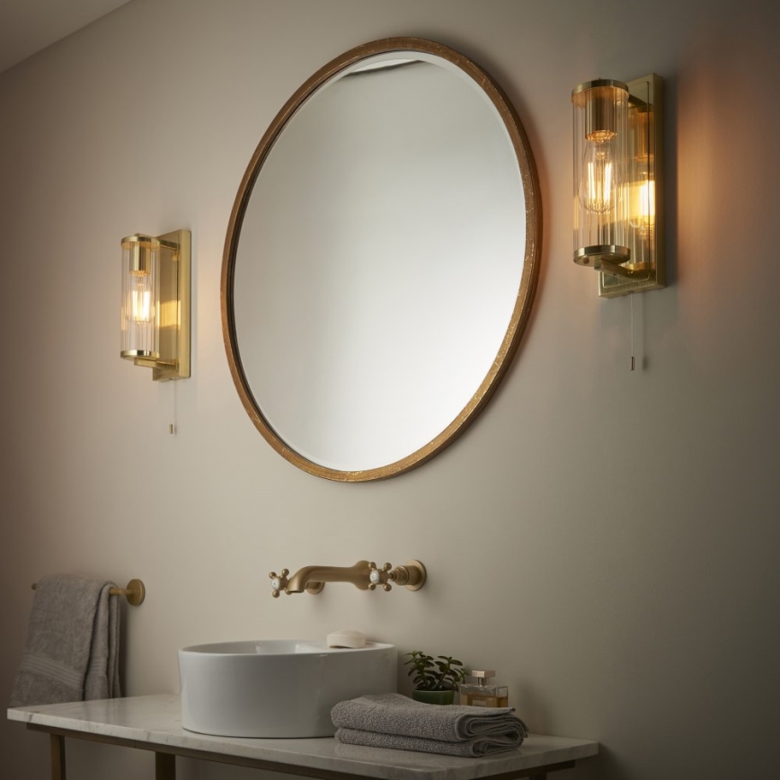 Endon 94075 - Applique murale salle de bain TAYLOR 1xE27/10W/230V IP44 doré