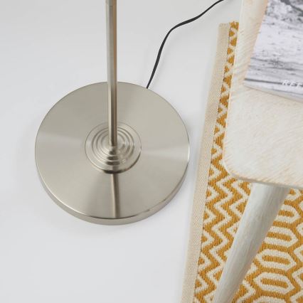 Endon 94359 - Lampadaire HIGHCLERE 3xE14/40W/230V beige/chrome brillant d. 47 cm