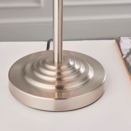 Endon 94369 - Lampe de table HIGHCLERE 3xE14/18W/230V beige/chrome mat