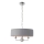 Endon 94394 - Suspension chaîne HIGHCLERE 3xE14/40W/230V gris foncé/chrome brillant
