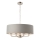 Endon 94415 - Suspension chaîne HIGHCLERE 8xE14/40W/230V gris/chrome brillant d. 70 cm