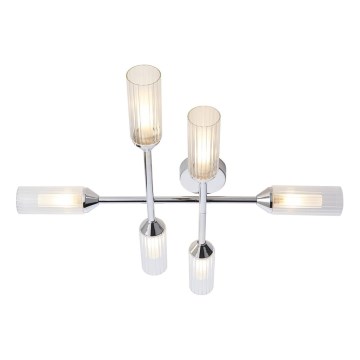 Endon 95045 - Plafonnier de salle de bain NATORI 6xG9/3W/230V IP44 chrome brillant