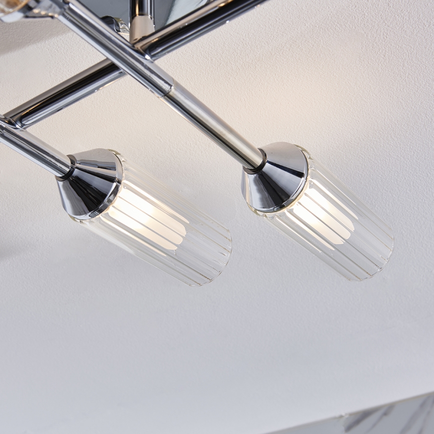 Endon 95045 - Plafonnier de salle de bain NATORI 6xG9/3W/230V IP44 chrome brillant