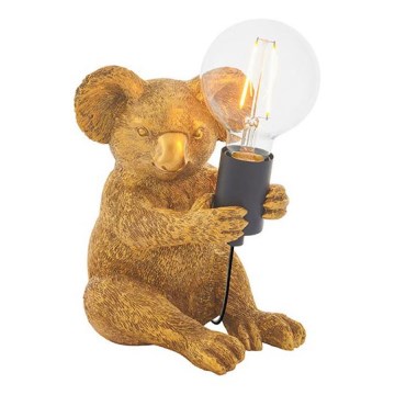 Endon 95082 - Lampe de table KOALA 1xE27/10W/230V dorée