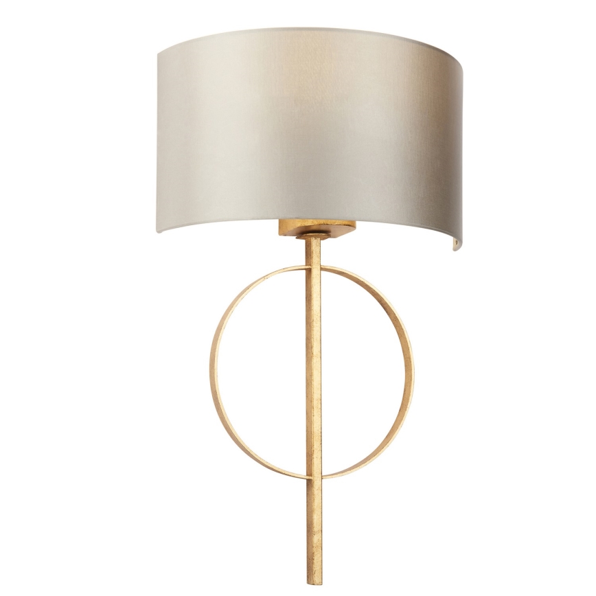 Endon 95210 - Applique murale 1xE27/10W/230V gris/laiton