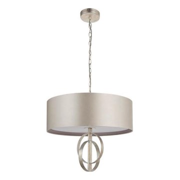 Endon 95216 - Suspension sur chaîne 3xE27/10W/230V Ø 60 cm gris