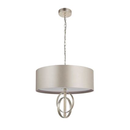 Endon 95216 - Suspension sur chaîne 3xE27/10W/230V Ø 60 cm gris