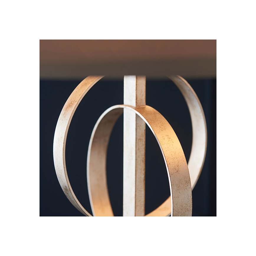 Endon 95216 - Suspension sur chaîne 3xE27/10W/230V Ø 60 cm gris