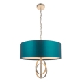 Endon 95223 - Lustre suspendu sur chaîne 5xE27/10W/230V Ø 70 cm bleu/gris