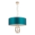 Endon 95223 - Lustre suspendu sur chaîne 5xE27/10W/230V Ø 70 cm bleu/gris