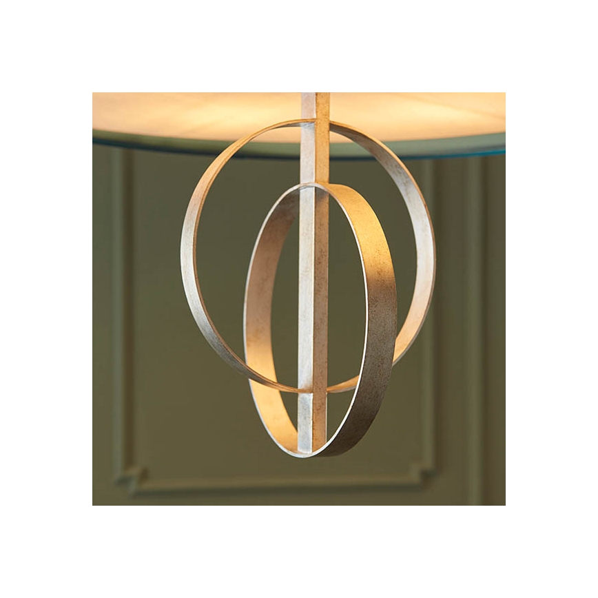 Endon 95223 - Lustre suspendu sur chaîne 5xE27/10W/230V Ø 70 cm bleu/gris