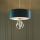 Endon 95224 - Suspension sur chaîne 3xE27/10W/230V Ø 60 cm bleu/gris