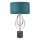 Endon 95225 - Lampe de table 1xE27/10W/230V bleu/gris/noir
