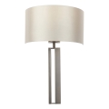 Endon 95449 - Applique murale 1xE27/10W/230V beige/chrome mat