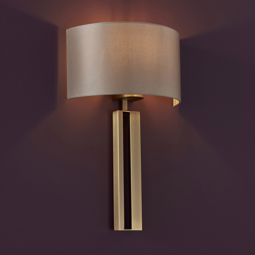 Endon 95452 - Applique murale 1xE27/10W/230V beige/doré