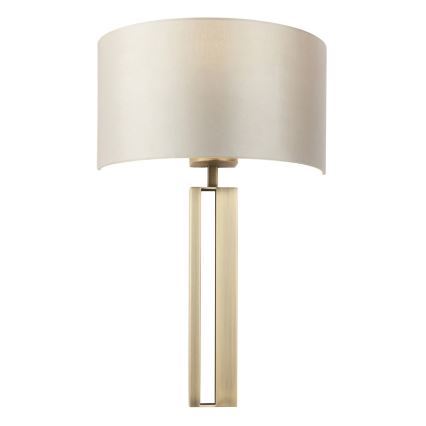 Endon 95452 - Applique murale 1xE27/10W/230V beige/doré