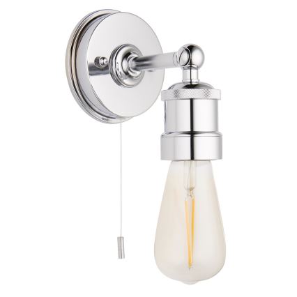 Endon 95505 - Applique murale pour salle de bains MILLER 1xE27/6W/230V IP44 chrome brillant