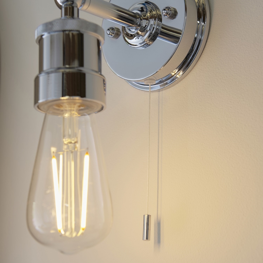 Endon 95505 - Applique murale pour salle de bains MILLER 1xE27/6W/230V IP44 chrome brillant