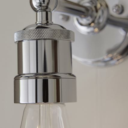 Endon 95505 - Applique murale pour salle de bains MILLER 1xE27/6W/230V IP44 chrome brillant