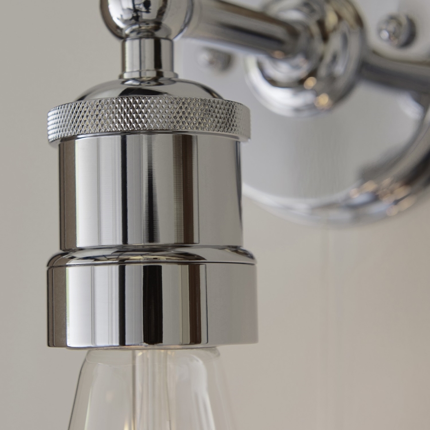 Endon 95505 - Applique murale pour salle de bains MILLER 1xE27/6W/230V IP44 chrome brillant