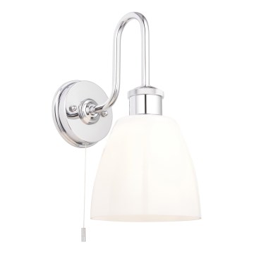 Endon 95506 - Applique murale pour salle de bains PIPER 1xE27/10W/230V IP44 chrome brillant