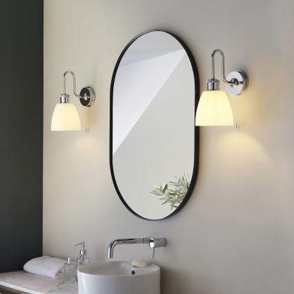 Endon 95506 - Applique murale pour salle de bains PIPER 1xE27/10W/230V IP44 chrome brillant
