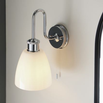 Endon 95506 - Applique murale pour salle de bains PIPER 1xE27/10W/230V IP44 chrome brillant