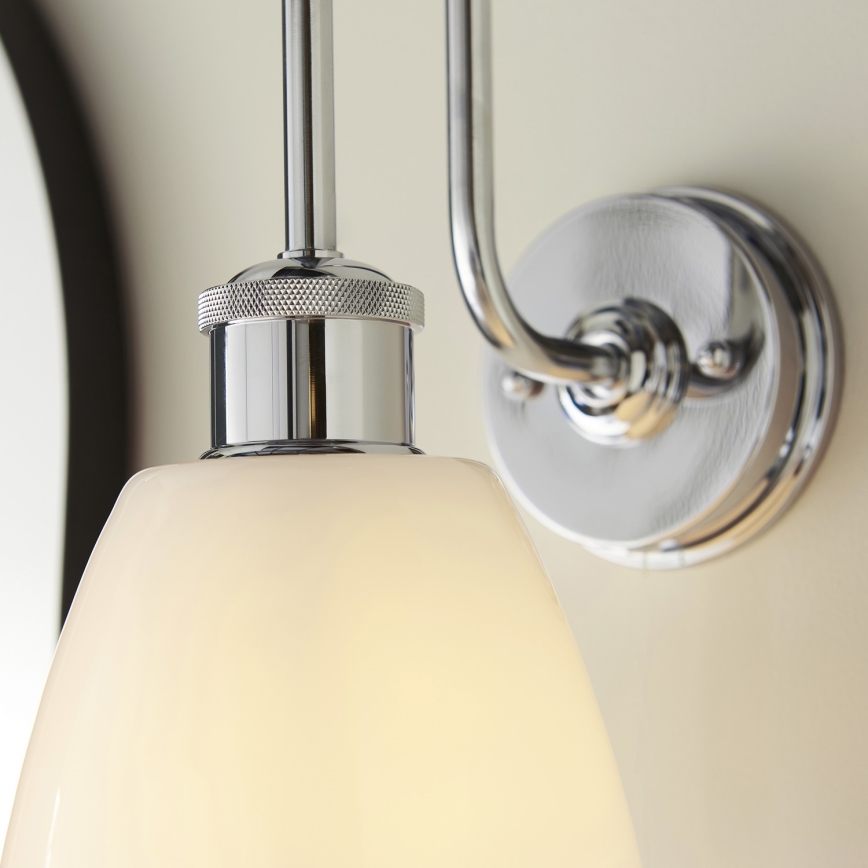 Endon 95506 - Applique murale pour salle de bains PIPER 1xE27/10W/230V IP44 chrome brillant
