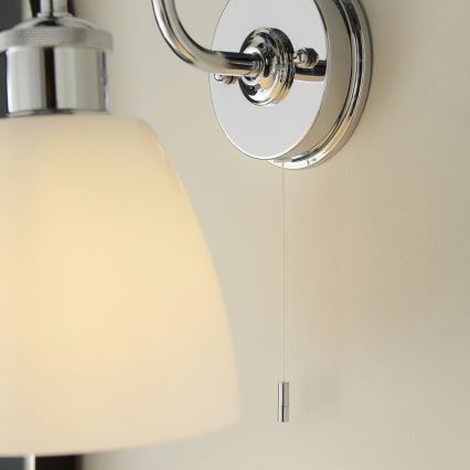 Endon 95506 - Applique murale pour salle de bains PIPER 1xE27/10W/230V IP44 chrome brillant