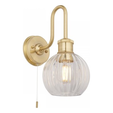 Endon 95507 - Applique murale salle de bain KENDALL 1xE27/10W/230V IP44 laiton