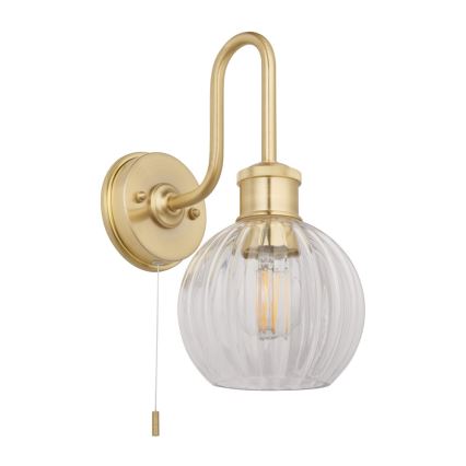 Endon 95507 - Applique murale salle de bain KENDALL 1xE27/10W/230V IP44 laiton