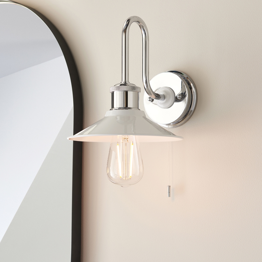 Endon 95508 - Applique murale pour salle de bains MARIS 1xE27/6W/230V IP44 chrome brillant