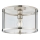 Endon 96150 - Plafonnier HOPTON 1xE27/10W/230V, finition chrome brillant