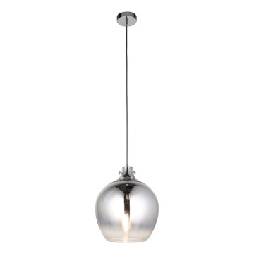 Endon 96442 - Suspension filaire PANTHER 1xE27/10W/230V chrome brillant/fumé