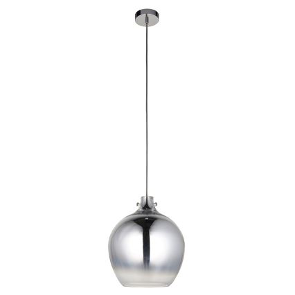 Endon 96442 - Suspension filaire PANTHER 1xE27/10W/230V chrome brillant/fumé