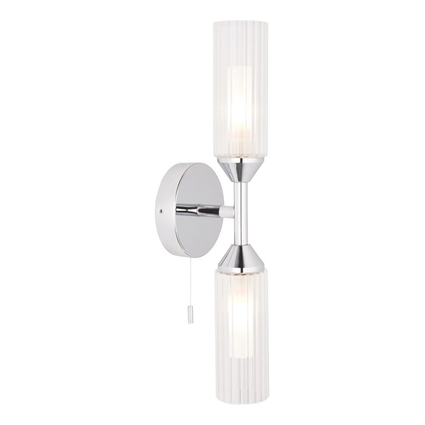 Endon 97172 - Applique murale pour salle de bains NATORI 2xG9/3W/230V IP44 chrome brillant