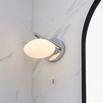 Endon 97181 - Applique murale pour salle de bains MOBIAS 1xG9/3W/230V IP44 chrome brillant/blanc