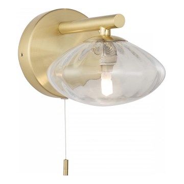 Endon 97182 - Applique murale salle de bain MOBIAS 1xG9/3W/230V IP44 laiton