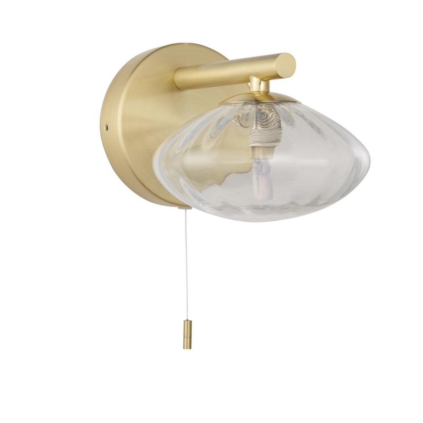 Endon 97182 - Applique murale salle de bain MOBIAS 1xG9/3W/230V IP44 laiton