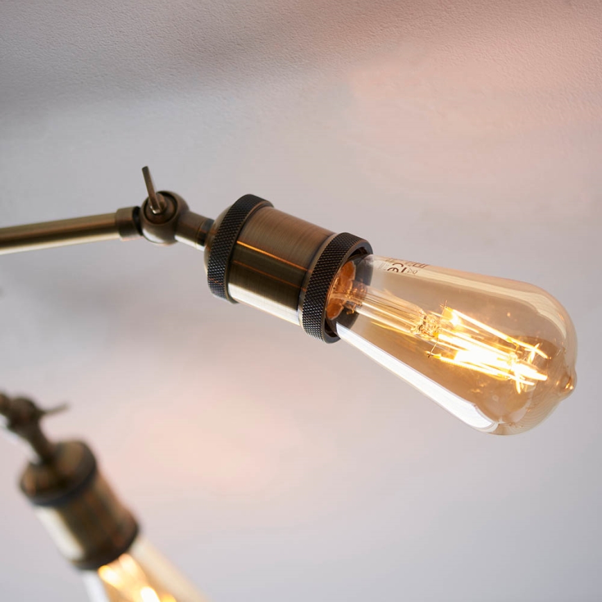 Endon 97244 - Spot HAL 5xE27/40W/230V laiton