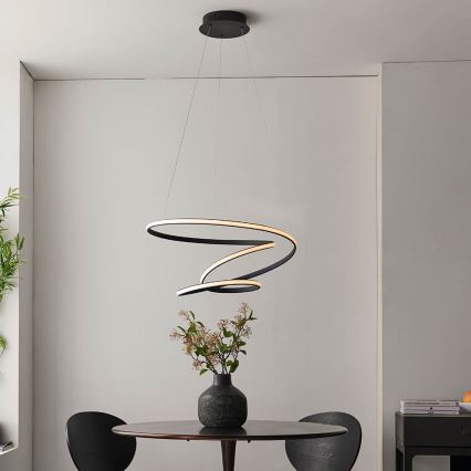 Endon 97632 - Suspension LED sur câble DUNE LED/47,5W/230V 3000K noire